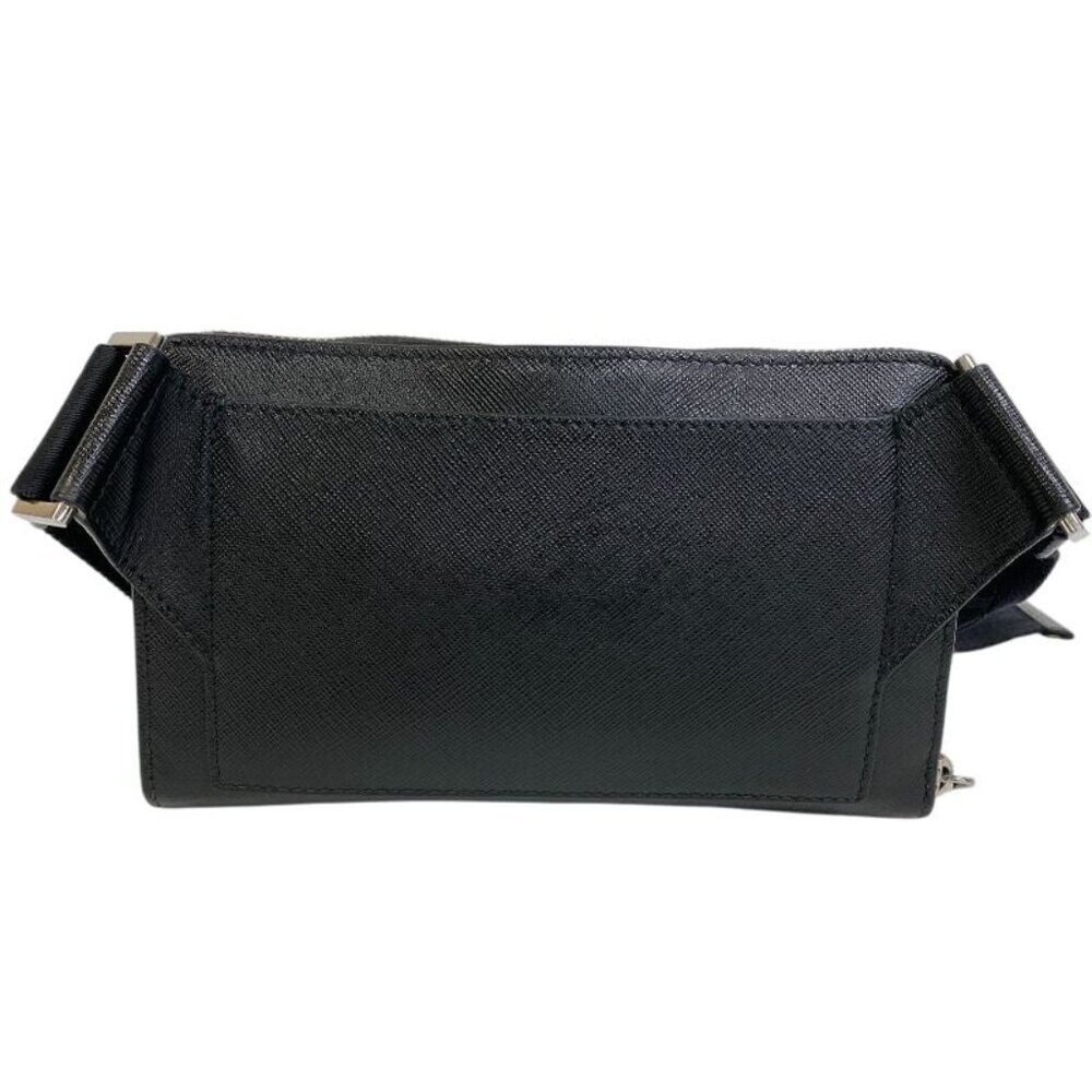 Prada 2 Vh156 Waist Pouch Triangle Logo Plate Body Bag Cabas Brand - Picture 2 of 9